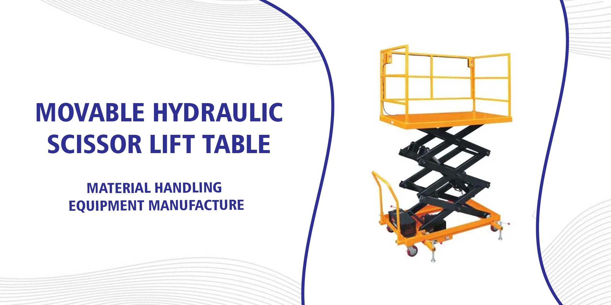 Movable Hydraulic Scissor Lift Table